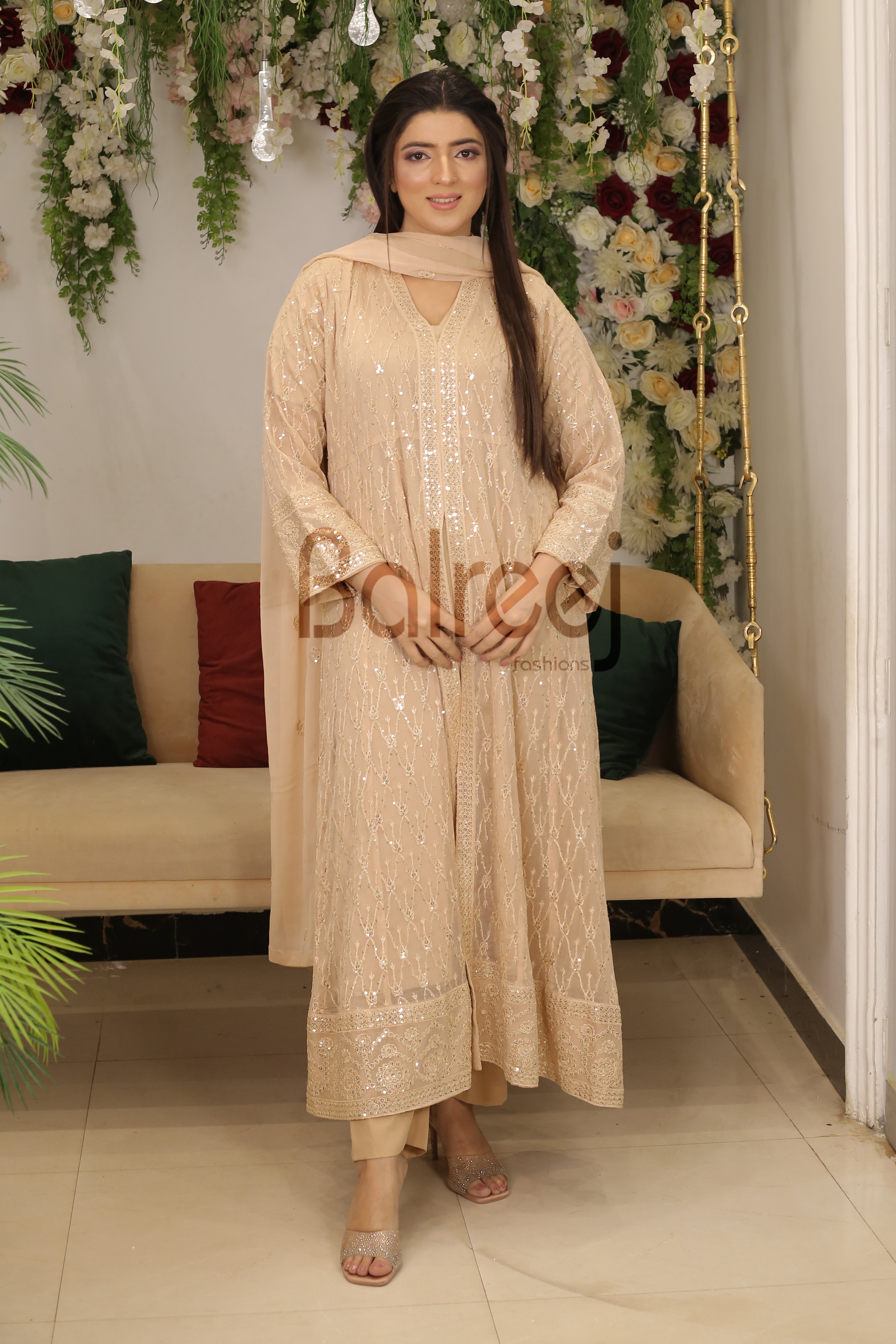 Luxury Sitara Embroidered Festive Dress